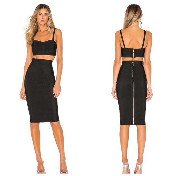 Superdown Emilia 2 Pc. Skirt Set, Size X-Small, Black - Picture 1 of 7